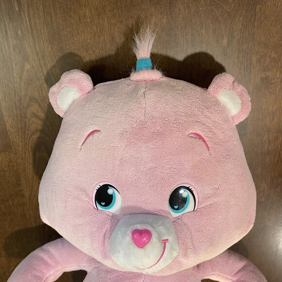 Care Bears True Heart Bear 2008 24" Plush Hearts Jumbo Stuffed Animal Valentine - Picture 8 of 12